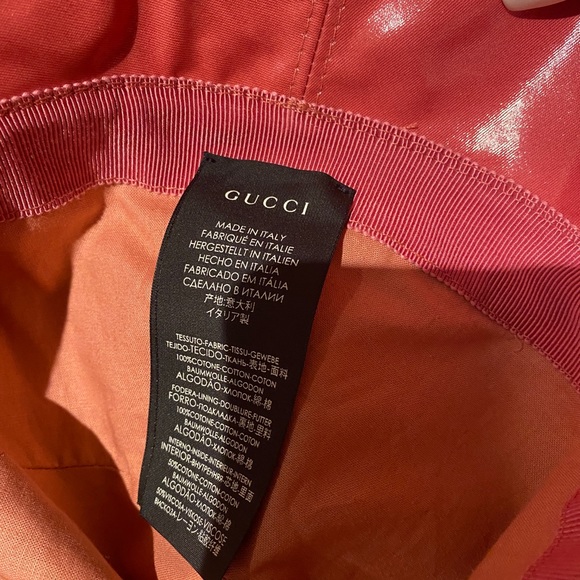 Pink Gucci bucket hat - Picture 2 of 5